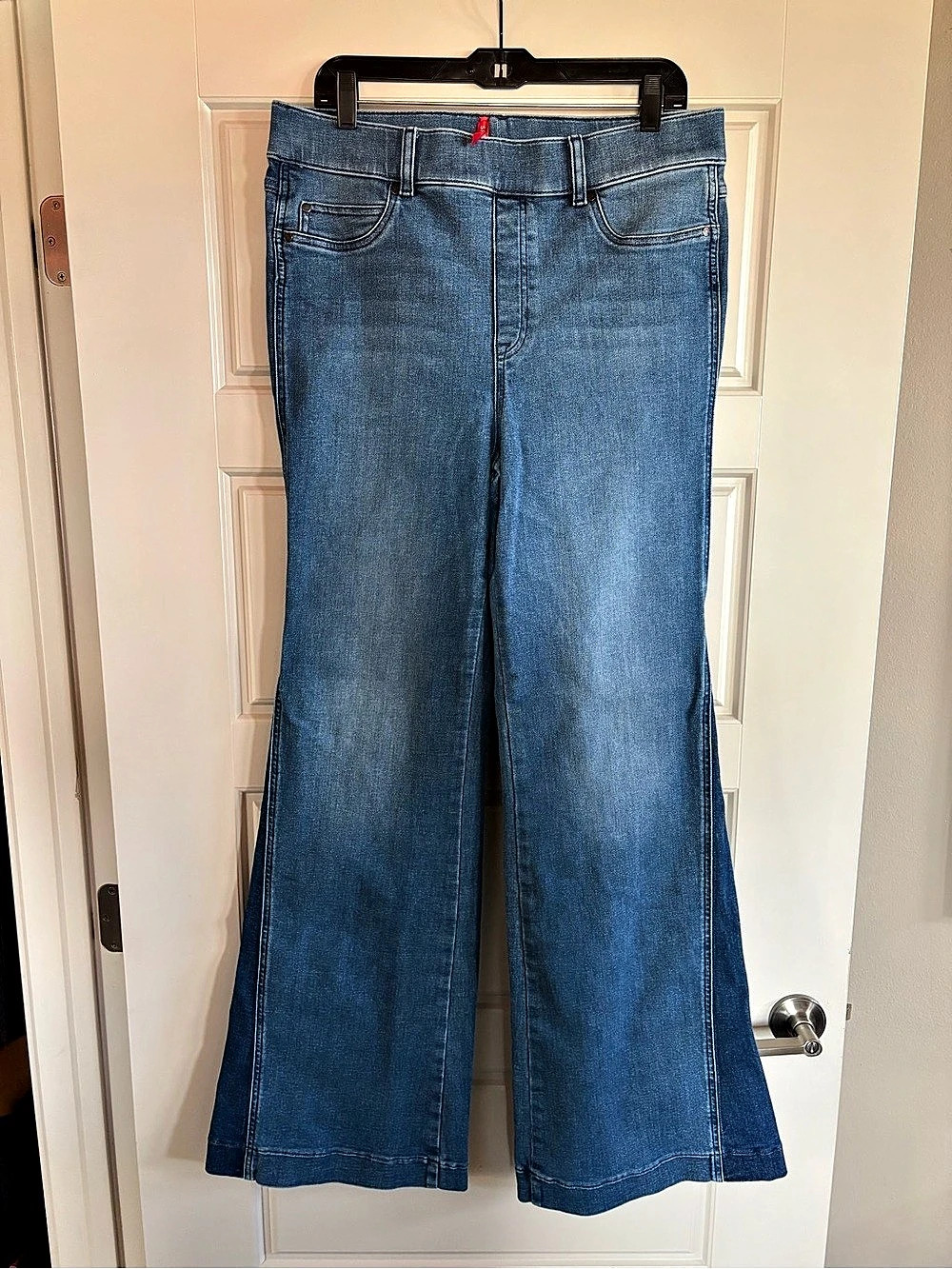 SPANX SPANXshape EveryWear Pull-On Flare Jeans Blue XL